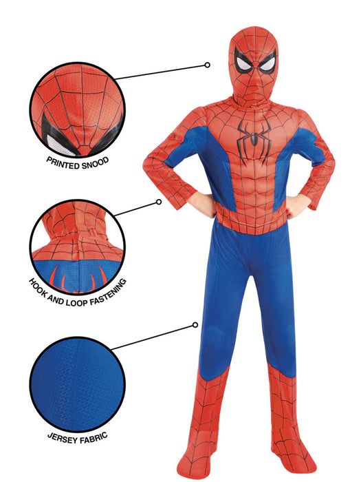 Buy Spider-Man Deluxe Costume for Kids - Marvel Spider-Man Brand New Day from Costume Super Centre AU