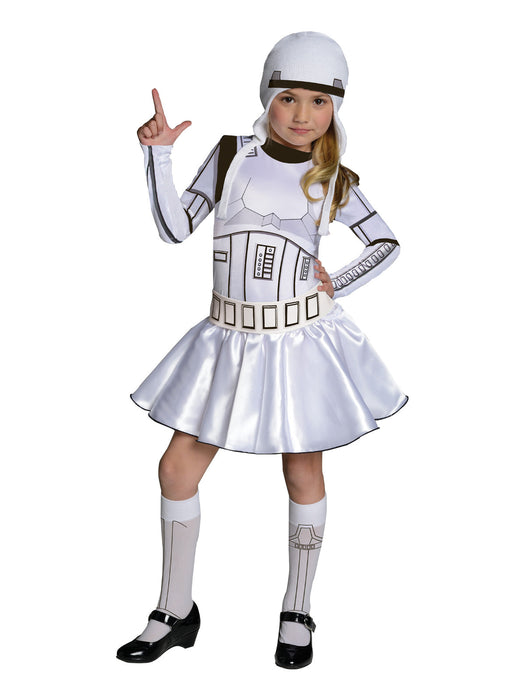 Buy Stormtrooper Star Wars Girls Costume from Costume Super Centre AU