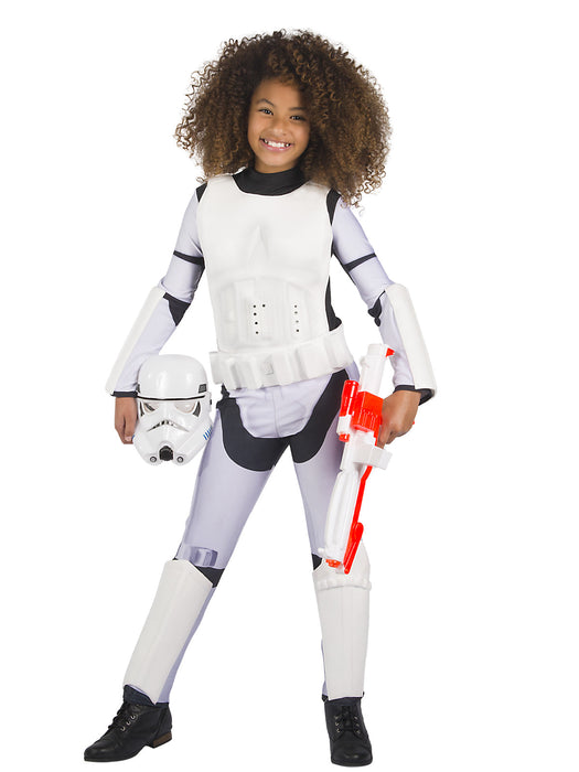 Buy Stormtrooper Girls Jumpsuit Costume for Kids - Disney Star Wars from Costume Super Centre AU