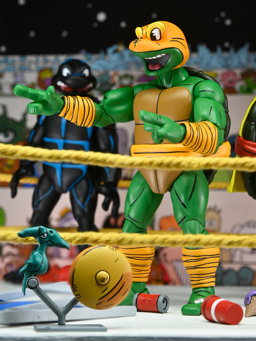 Buy Stump Wresting Turtles 4 Pack - 7" Scale Action Figure - Teenage Mutant Ninja Turtles (Archie Comics) - NECA Collectibles from Costume Super Centre AU