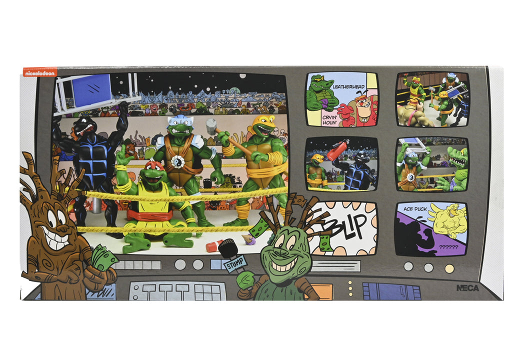 Buy Stump Wresting Turtles 4 Pack - 7" Scale Action Figure - Teenage Mutant Ninja Turtles (Archie Comics) - NECA Collectibles from Costume Super Centre AU