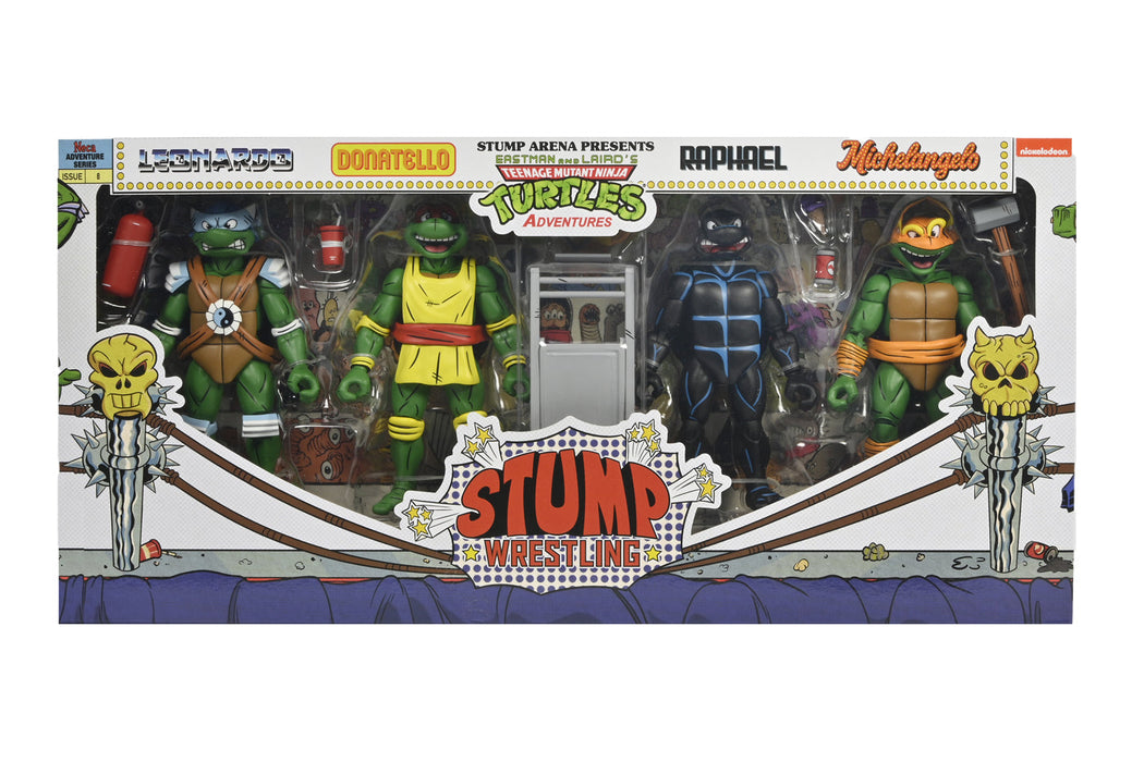 Buy Stump Wresting Turtles 4 Pack - 7" Scale Action Figure - Teenage Mutant Ninja Turtles (Archie Comics) - NECA Collectibles from Costume Super Centre AU