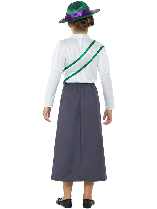 Buy Suffragette Victorian Grey Costume for Kids from Costume Super Centre AU