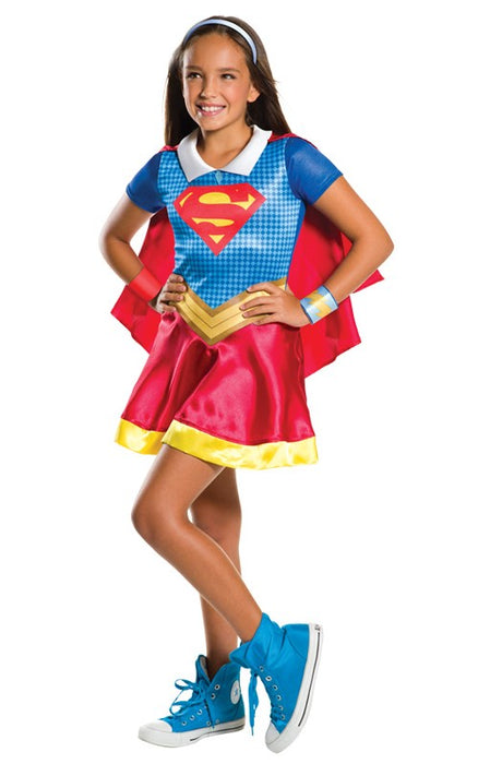Buy Supergirl Costume for Kids - Warner Bros DC Super Hero Girls from Costume Super Centre AU