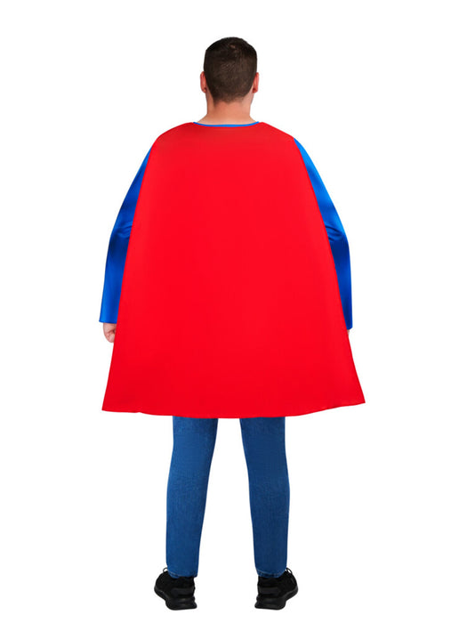 Buy Superman Costume Top & Cape for Adults - DC Comics from Costume Super Centre AU
