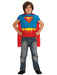 Buy Superman Deluxe Muscle Chest Top for Kids - Warner Bros Man of Steel from Costume Super Centre AU