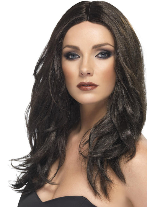 Buy Superstar Long Wavy Brown Wig for Adults from Costume Super Centre AU