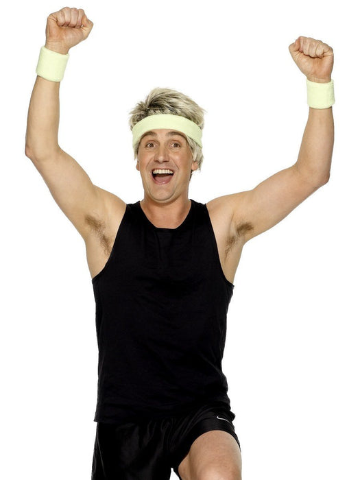 Buy Sweatbands for Adults - Yellow from Costume Super Centre AU