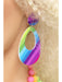 Buy Teardrop Neon Multi-Coloured Clip-on Earrings for Adults from Costume Super Centre AU