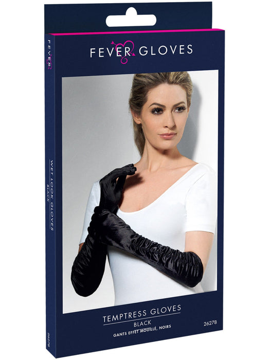 Buy Temptress Black Gloves For Adults from Costume Super Centre AU