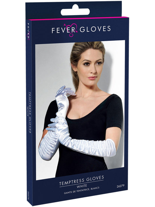 Buy Temptress White Gloves For Adults from Costume Super Centre AU