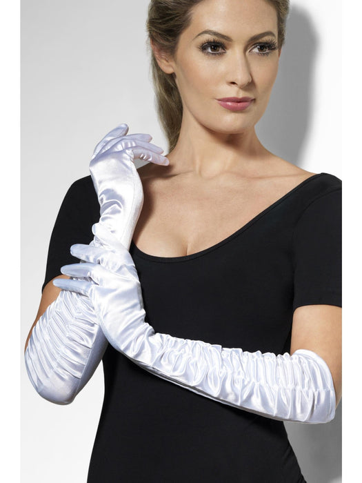 Buy Temptress White Gloves For Adults from Costume Super Centre AU
