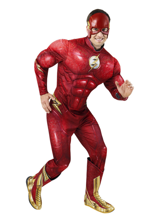 Buy The Flash Deluxe Costume for Adults - Warner Bros The Flash from Costume Super Centre AU