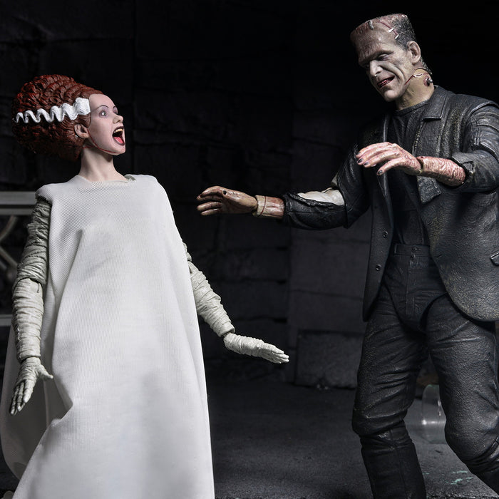 Buy The Monster & His Mate 90th Anniversary 7" Scale Action Figure 2-Pack - Universal Monsters x Bride of Frankenstein - NECA Collectibles from Costume Super Centre AU