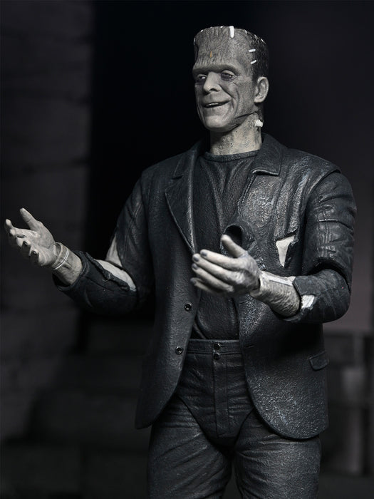 Buy The Monster & His Mate B&W 90th Anniversary - 2-Pack 7" Scale Action Figures - Bride of Frankenstein - NECA Collectibles from Costume Super Centre AU