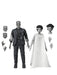 Buy The Monster & His Mate B&W 90th Anniversary - 2-Pack 7" Scale Action Figures - Bride of Frankenstein - NECA Collectibles from Costume Super Centre AU