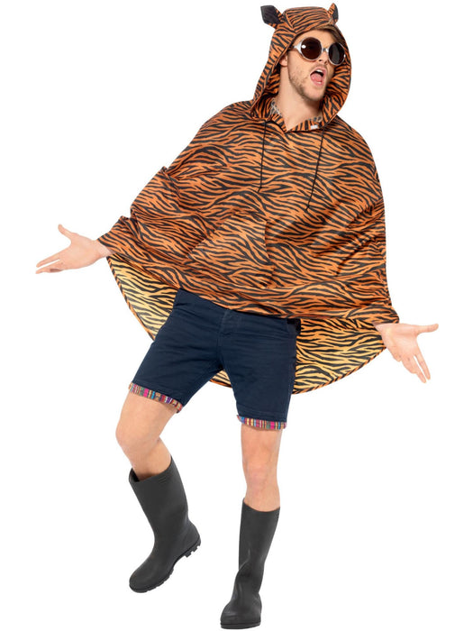 Buy Tiger Party Poncho for Adults from Costume Super Centre AU