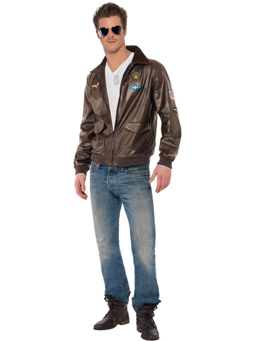 Buy Top Gun Aviator Bomber Jacker for Adults - Top Gun from Costume Super Centre AU