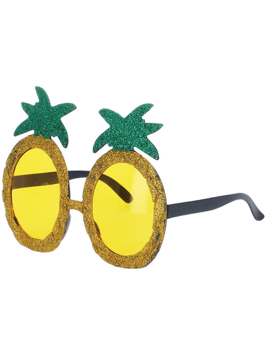 Buy Tropical Pineapple Glitter Glasses for Adults from Costume Super Centre AU