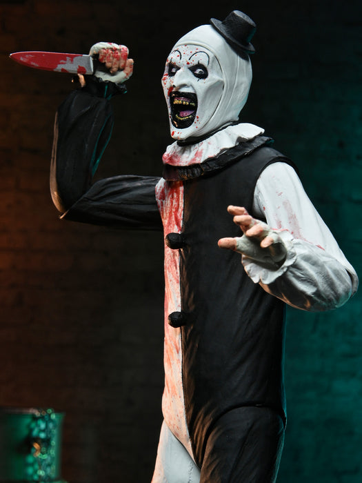 Buy Ultimate Art the Clown Black Splattered - 7" Scale Action Figure - Terrifier - NECA Collectibles from Costume Super Centre AU