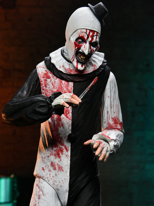 Buy Ultimate Art the Clown Black Splattered - 7" Scale Action Figure - Terrifier - NECA Collectibles from Costume Super Centre AU