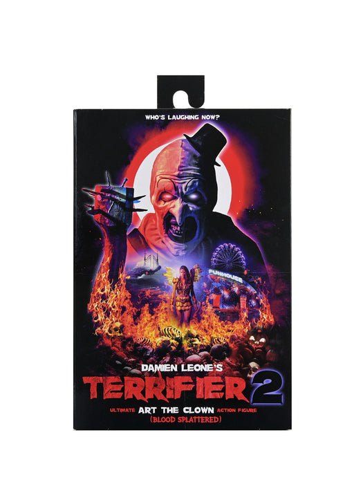 Buy Ultimate Art the Clown Black Splattered - 7" Scale Action Figure - Terrifier - NECA Collectibles from Costume Super Centre AU