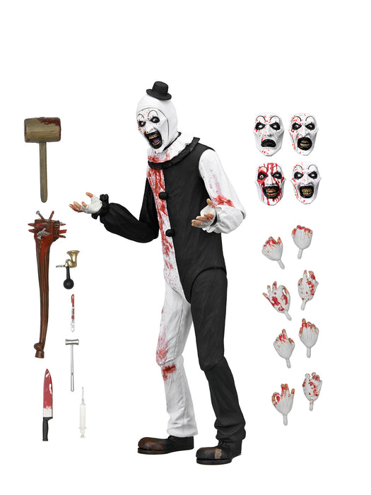 Buy Ultimate Art the Clown Black Splattered - 7" Scale Action Figure - Terrifier - NECA Collectibles from Costume Super Centre AU