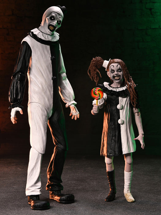 Buy Ultimate Art the Clown & Little Pale Girl - 7" Scale Action Figure 2 Pack - Terrifier 2 - NECA Collectibles from Costume Super Centre AU