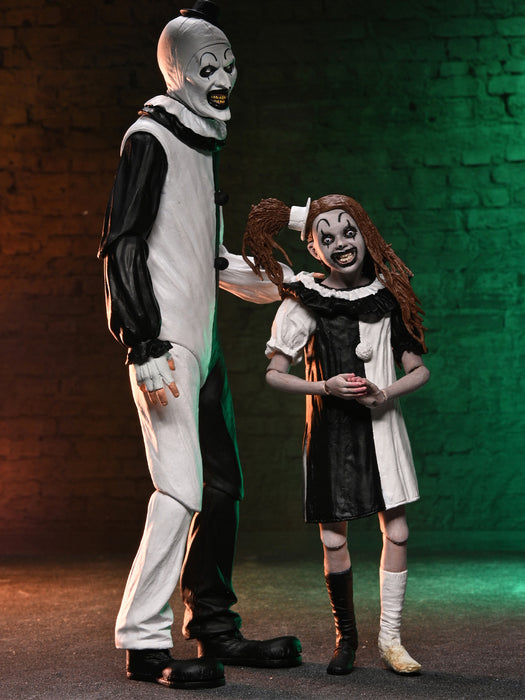 Buy Ultimate Art the Clown & Little Pale Girl - 7" Scale Action Figure 2 Pack - Terrifier 2 - NECA Collectibles from Costume Super Centre AU