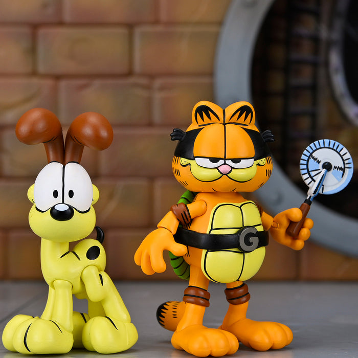 Buy Ultimate Garfello & Odie - 7" Scale Action Figures - TMNT (Archie Comics) x Garfield - NECA Collectibles from Costume Super Centre AU