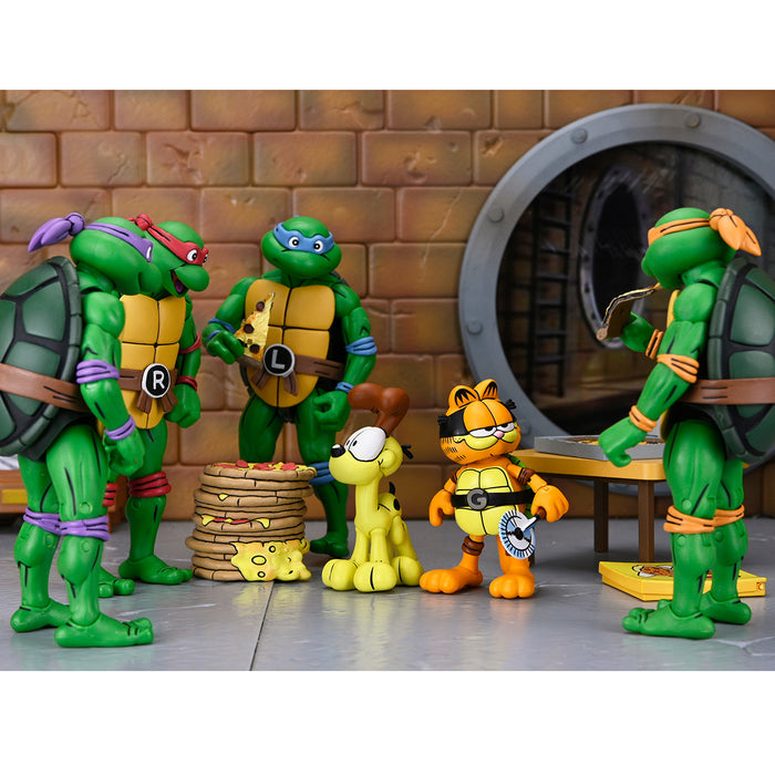 Buy Ultimate Garfello & Odie - 7" Scale Action Figures - TMNT (Archie Comics) x Garfield - NECA Collectibles from Costume Super Centre AU