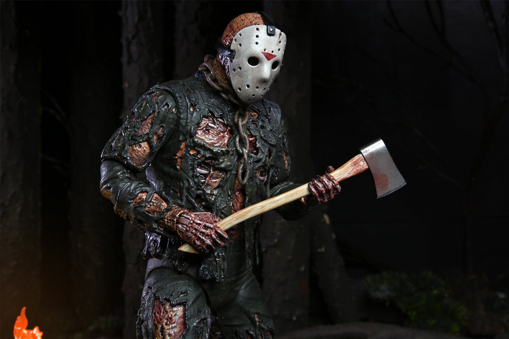 Jason Part 7 Design Jason Voorhees Part 7 New Blood 7” Ultimate Action Figure Friday the ...