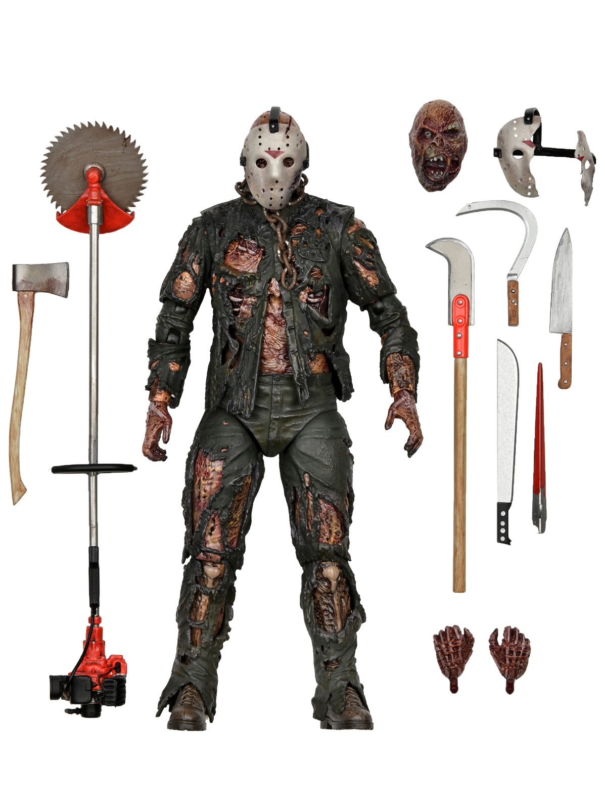 Jason Part 7 Design Jason Voorhees Part 7 New Blood 7” Ultimate Action Figure Friday the ...