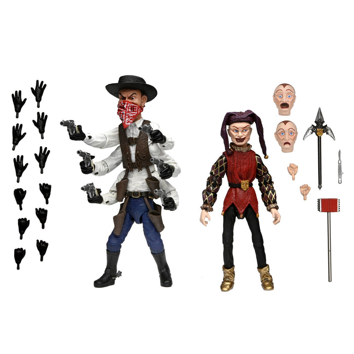 Buy Ultimate Six-Shooter and Jester 2-Pack - 7" Action Figurine - Puppet Master - NECA Collectibles from Costume Super Centre AU