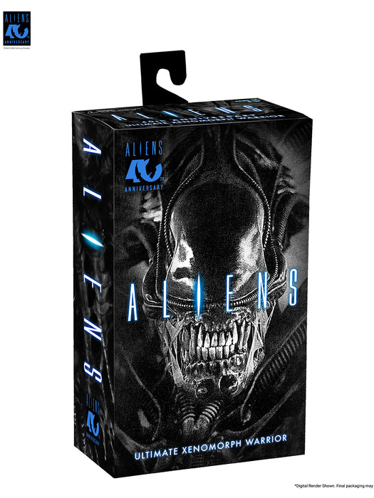 Buy Ultimate Warrior Xenomorph (Black) 40th Anniversary - 7" Scale Action Figure - Aliens - NECA Collectibles from Costume Super Centre AU