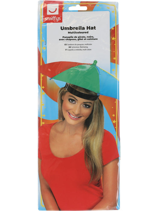 Buy Umbrella Multi-coloured Hat for Adults from Costume Super Centre AU