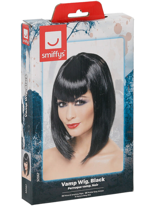 Buy Vamp Black Wig for Adults from Costume Super Centre AU