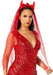 Buy Villainous Veil Devil Horns Headpiece from Costume Super Centre AU