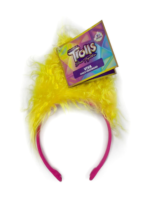 Buy Viva Headband with Hair for Kids - Dreamworks Trolls 3 from Costume Super Centre AU