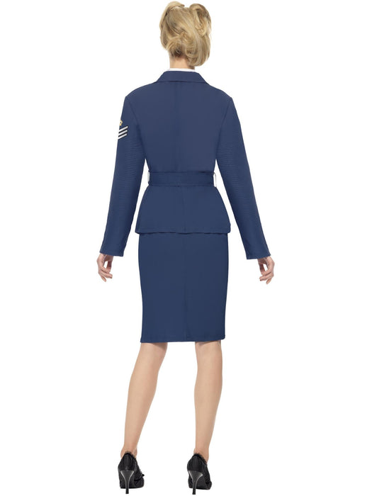 Buy WW2 Air Force Blue Female Captain Costume for Adults from Costume Super Centre AU
