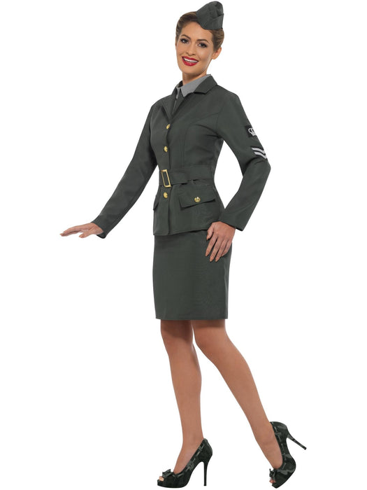 Buy WW2 Army Girl Costume for Adults from Costume Super Centre AU