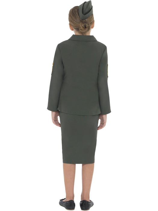 Buy WW2 Army Girl Costume for Kids from Costume Super Centre AU