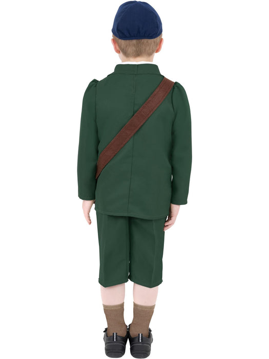Buy WW2 Evacuee Boy Costume for Kids - Green from Costume Super Centre AU