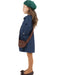Buy WW2 Evacuee Girl Costume for Kids - Blue from Costume Super Centre AU