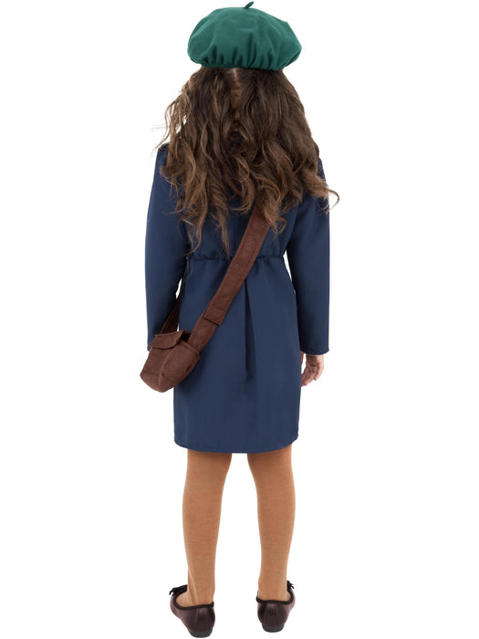 Buy WW2 Evacuee Girl Costume for Kids - Blue from Costume Super Centre AU