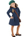 Buy WW2 Evacuee Girl Costume for Kids - Blue from Costume Super Centre AU
