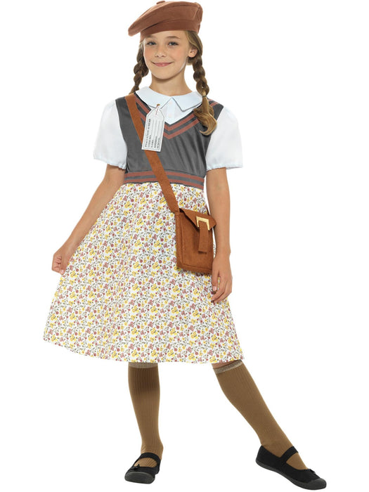 Buy WW2 Evacuee School Girl Costume for Kids from Costume Super Centre AU
