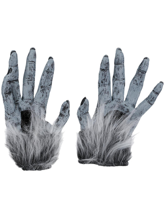 Buy Werewolf Grey Furry Hands for Adults from Costume Super Centre AU