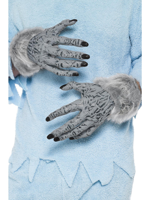 Buy Werewolf Grey Furry Hands for Adults from Costume Super Centre AU