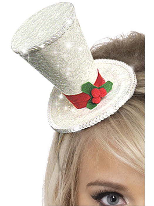 Buy White Mini Top Hat for Adults from Costume Super Centre AU